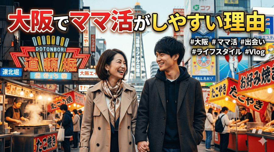 大阪(梅田・難波)でママ活がしやすい理由