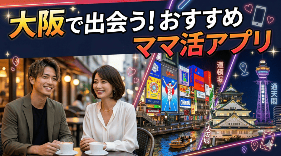 大阪(梅田・難波)でおすすめのママ活アプリ