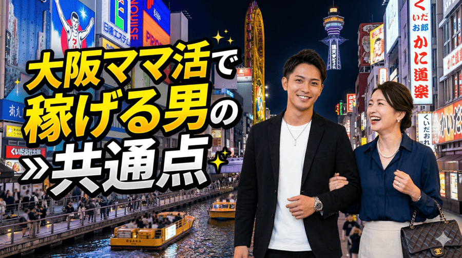大阪(梅田・難波)ママ活で稼げる男の共通点
