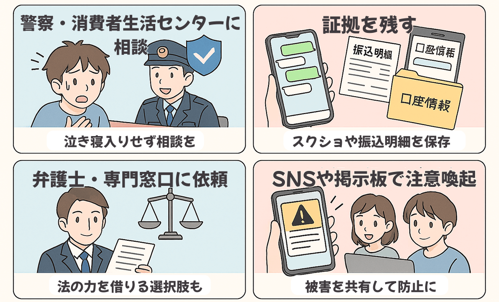 もしママ活詐欺に遭ってしまったら…