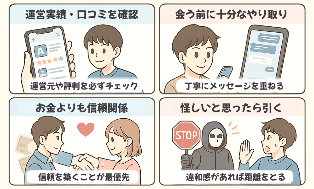 安全にママ活を楽しむためのチェックリスト