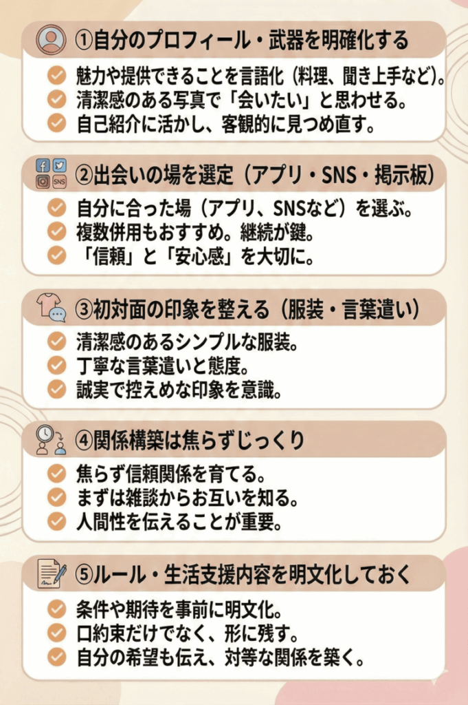 ヒモ活を始める5ステップ|今日からできる実践術