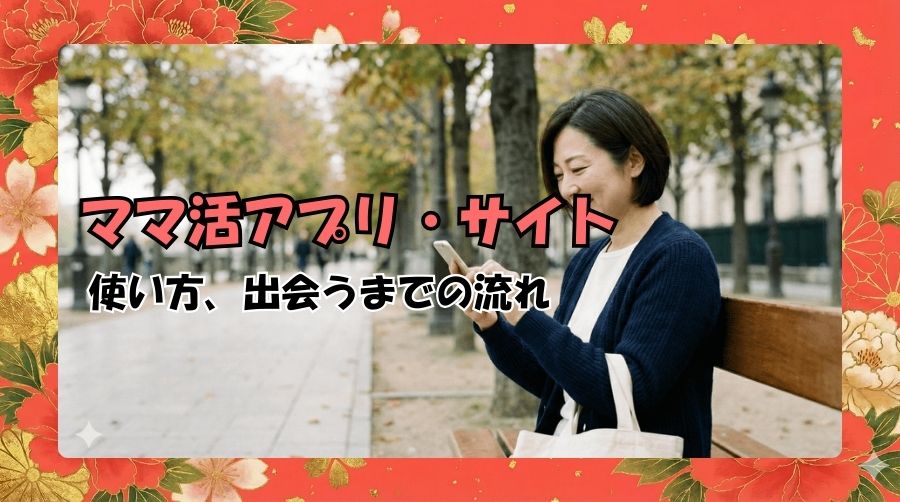 ママ活アプリ・サイトの使い方｜出会うまでの流れ