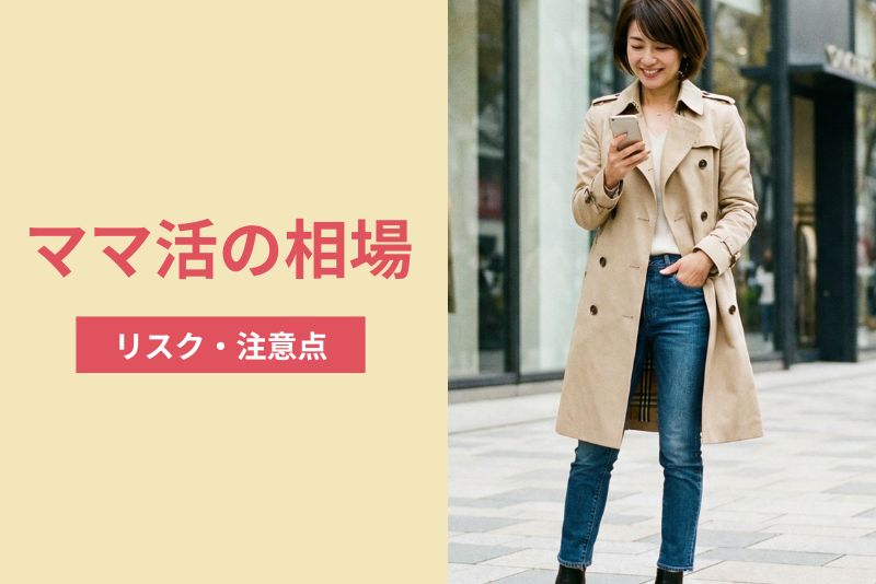 ママ活の相場の裏にあるリスクと注意点