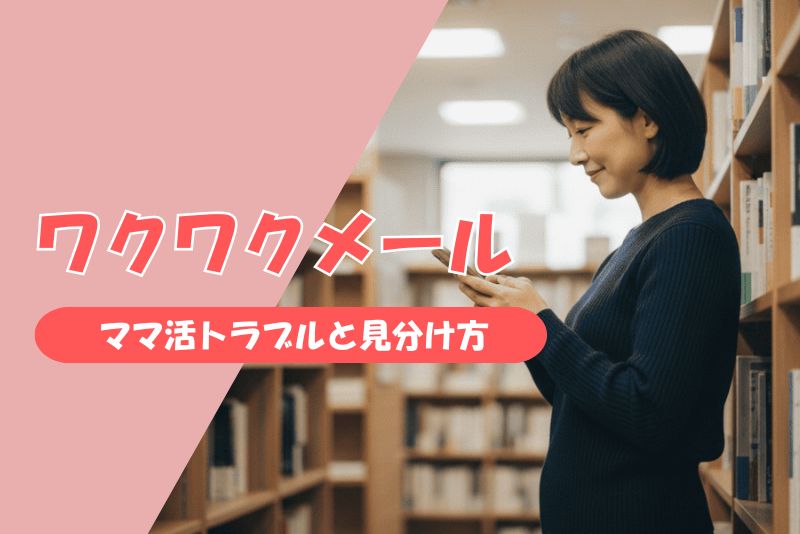 ワクワクメールで多いママ活トラブルと見分け方