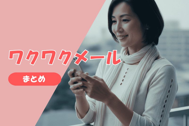 まとめ｜ワクワクメールを使うべき人の最終判断