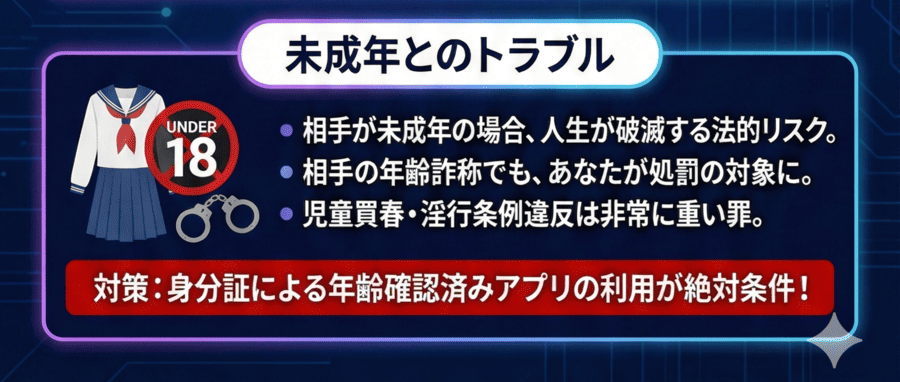 未成年とのトラブル