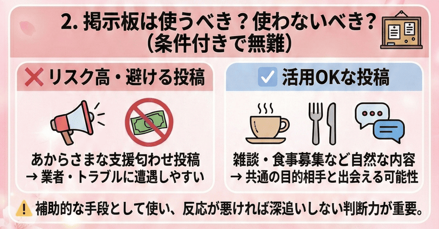 掲示板は使うべき？使わないべき？