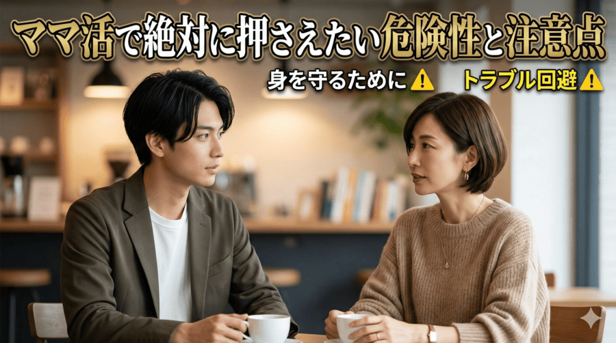 ママ活で絶対に押さえたい危険性と注意点