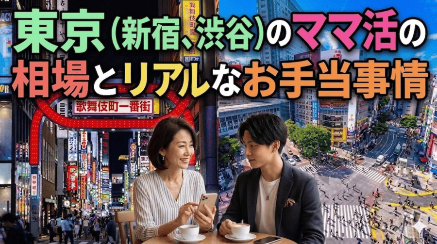 東京（新宿、渋谷）のママ活の相場とリアルなお手当事情