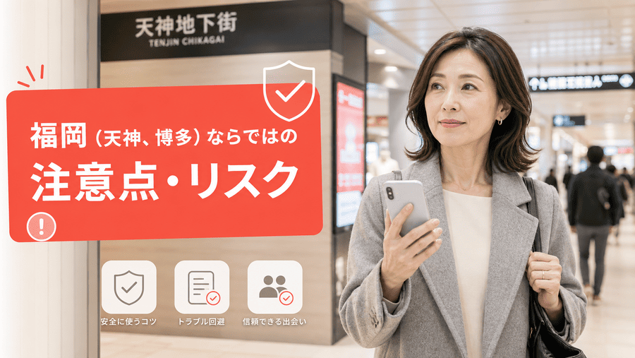 福岡（天神、博多）ならではの注意点・リスク