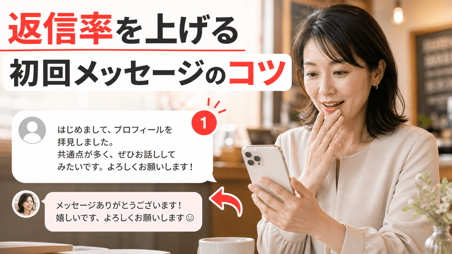 初回メッセージで差がつくママ活アプリの返信率アップ術