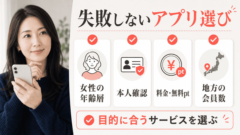 失敗しないママ活アプリ・サイトの選び方【目的別早見表つき】