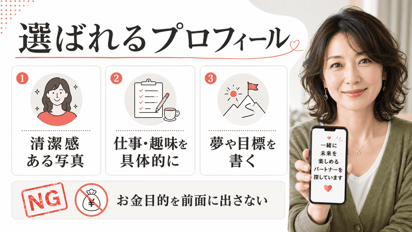 ママに選ばれるプロフィールの作り方
