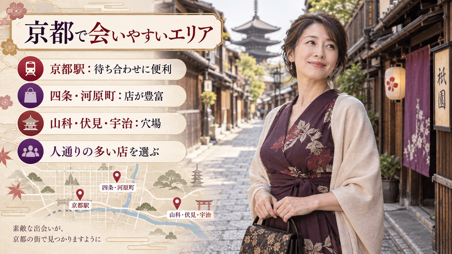京都でママ活しやすいエリア