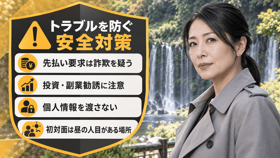 静岡(浜松)でのママ活で多いトラブルと安全対策