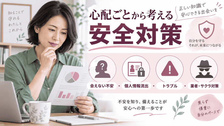 【アンケート結果】皆さんの心配ごとから考える詐欺に遭わないママ活とは？